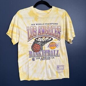 Vintage 1996 Lakers tye dye Championship tshirt